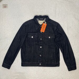 NWT Dues Ex Machina Black Scorpio Rona Trucker Jacket: Size 10